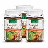 Sanct Bernhard Omega-7 Sanddornöl-Kapseln mit Sanddornöl aus biologischem Anbau, 3x 100 Kapseln
