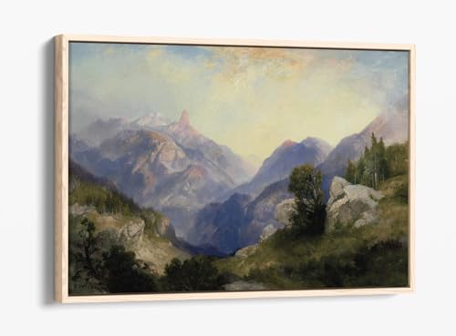 Toile Index Peak Yellowstone par Thomas Moran : l'esprit des grands espaces chez vous
