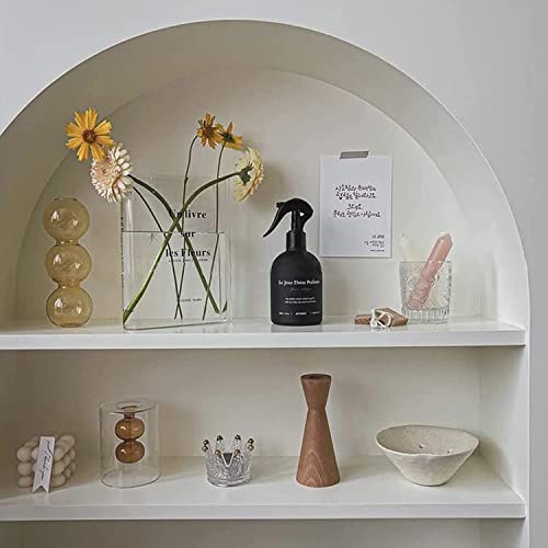 Book Vase For Flowers,Unique Acrylic Flower Vase Clear Cute Book Vase,Artistic And Cultural Flavor Decorative Acrylic Vase Flower,Decorative Centerpiece For Home Office Or Wedding -White Letters #TOP4