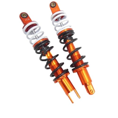 Amortisseur hydraulique moto 320mm orange avec absorption des chocs