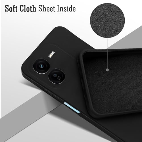 Image of Jkobi Back Cover Case for Vivo IQOO Z9x 5G (Matte Finish Silicone with Inside Fiber Cloth)