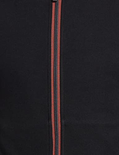 Image of Van Heusen Cotton Blend Men Sport Media Pocket Hooded Neck Hoodie - Ultra Soft, Breathable
