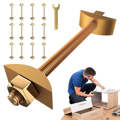 M8x100mm connecting drawbolt en métal robuste pour l'assemblage de meubles
