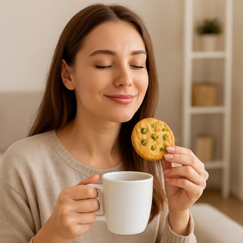 Image of MOM'S BAKERY Crunchy Pista Cookies-200gm Soft, Chewy & Freshly Baked Snack Treats- Ideal for Gifting | Eggless, No Palm Oil, No Preservatives | T45 Flour, Butter, Sugar, Vanilla Essence | Healthy & High Fiber for Anytime Cravings for Tea Time