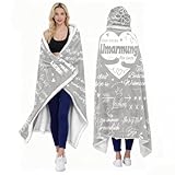 【Durable et facile d'entretien】Le tissu de cette couverture polaire avec manches est spécialement teint pour éviter la décoloration et le gauchissement après lavage en machine. Les coutures robustes garantissent une douceur durable et résistent aux lavages répétés. Facile d'entretien et durable, elle est idéale pour une utilisation prolongée