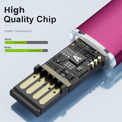 Clés USB 2.0 4 Go rose Yaxiny pack informatique clé usb portable