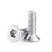 Produktbild 50pcs M2.5 Senkkopfschrauben Edelstahl 304 Flache Kopf Stern Schrauben Antriebs Maschinen Befestigungs Bolzen(M2.5×8)