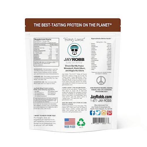 JAYROBB Whey Protein (5 Pound, Chocolate)
