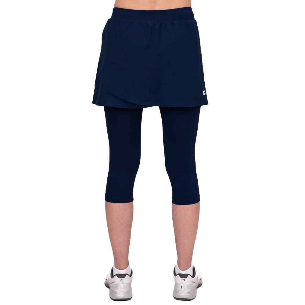 BIDI BADU Crew Scapri Mujeres Falda con Malla Azul