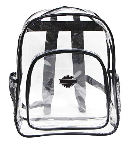 Harley-Davidson Clear Security Backpack - Total Transparency, 16 x 12 x 5 99856