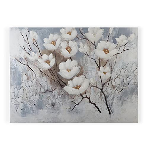 Painting Flowers Canvas (2,8 X 90 X 120 Cm), multicoloured