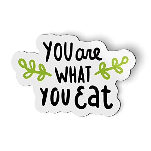 You are What You Eat - 5.5' Magnet for Car Locker Refrigerator