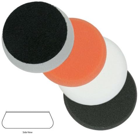 bbnmore Lake Country Forced 3.5" Buffing Pad 4 Pack Special Auto Detail
