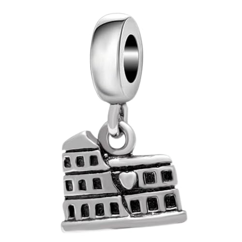 Ciondolo a forma di Teatro dell'Opera di Sydney, in argento Sterling 925, per braccialetti Pandora, Argento sterling Argento, senza pietra