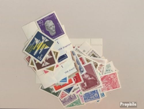 Sellos de colección DDR 559-615 de la Feria de 1957 con matasellos completo
