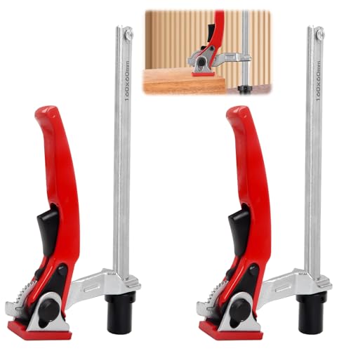 2 Pièces Élément de Serrage à Levier ø20 pour Tables Multifonctions, Serrage Rapide, Plage de Serrage 160x60mm