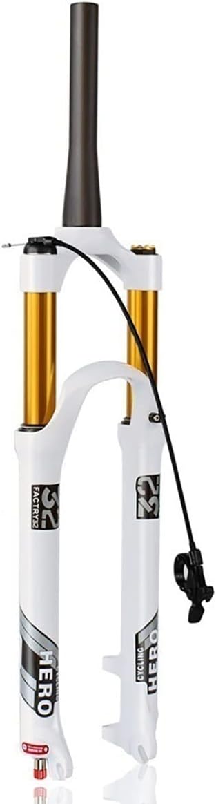 26 27.5 29インチ MTBフォーク リバウンド調整 クイックリリース 9x100mm エアサスペンションフォーク 100MM