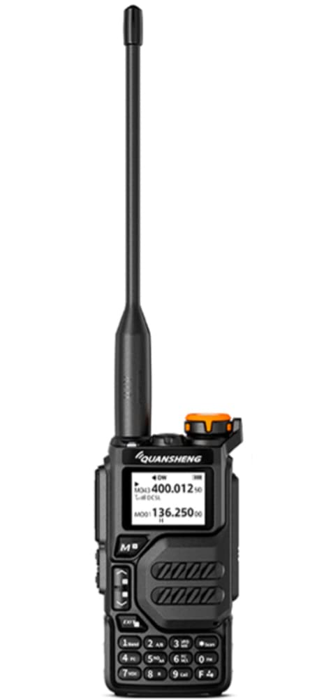 UV-K5 Dual Band Portable Radio 5 Watts Output with NOAA Weather Alert / 1600 mAh Battery and USB Charger Cable…