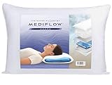 Mediflow Wasserkissen - Elite Collection Daunen Alternative Kissen Orthopädisches Kissen zur Linderung von Nackenschmerzen Verstellbares Wasserkissen zum Schlafen (50 x 70 cm)