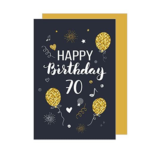 Edition Seidel Premium greeting card for 70th birthday with