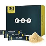 POP-Topper Dog Food Meal Toppers – Multivitamin Powder for Dogs 35 lbs & Up - Delicious Bone Broth Base with 6 Human-Grade Superfoods - Supports Joints, Gut, Skin & Coat - 30 Packets