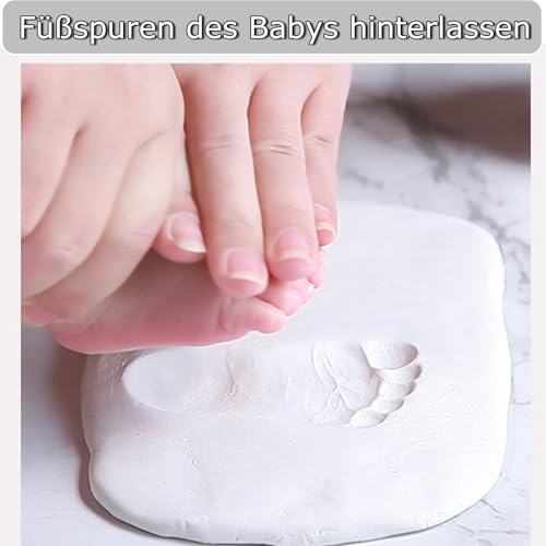 fufupaw Pfotenabdruck Set Hund, Pfotenabdruck Set Katze, Pfotenabdruck Kit Für Haustiere Und Babys, Einfache Handhabung Für Langlebige Erinnerungen, Dekoration