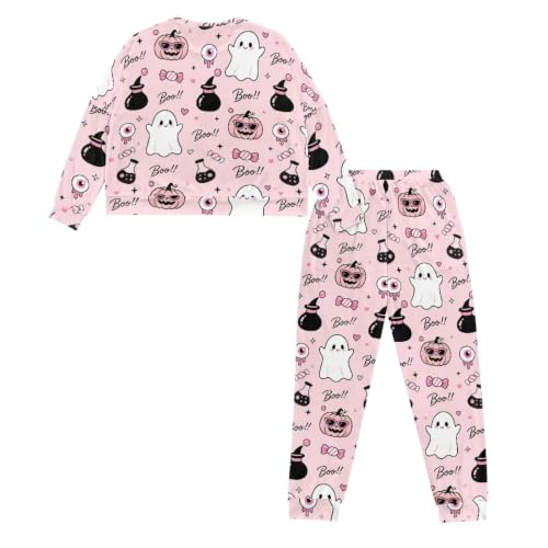 Image of Women's Pajamas Set Soft 2 Piece Loungewear Long Sleeve Pj Set Matching Sleepwear with Pockets for Women Plus Size