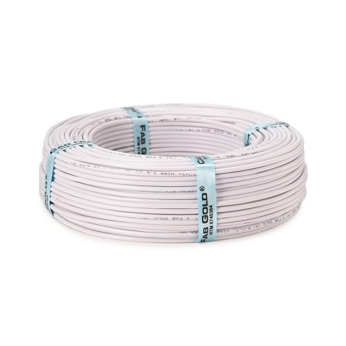 Image of CabONE Pack of 3 Electrical Wire 1.5mm | 90 Meter Single Core CCA Copper Cable | Heat Resistant No-Drip PVC Insulation | High Current Carrying Capacity House Wire