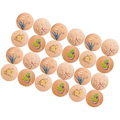 TOYANDONA 50 peças de papel de desenho, papéis redondos de esboço, papel de pintura, materiais de ar