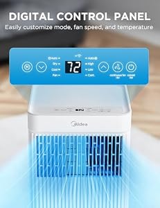 Midea 8,500 BTU ASHRAE Portable Air Conditioner, Cools up to 150 Sq. Ft. — photo 4 of 6