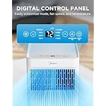 Midea 8,500 BTU ASHRAE (5,000 BTU SACC) Portable Air Conditioner, Smart Control, Cools up to 150 Sq. Ft., with Dehumidifier & Fan mode, Easy- to-use Remote Control & Window Installation Kit Included - Image 4