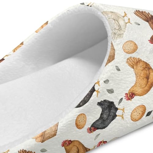 Womens Winter Slippers Comfortable Soft Cozy House Shoes Slip-on Indoor Bedroom Slippers for Women Men4