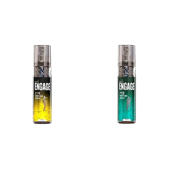 Buy Engage M4 Perfume Spray For Men, 120ml And Engage M3 Perfume Spray