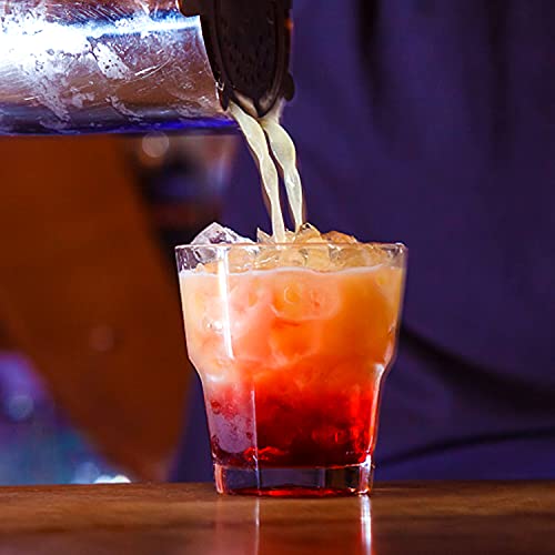 Rock Bar Stackable Beverage Glasses – Set Of 8 Dishwasher Safe Drinking Glasses For Soda, Juice, Milk, Coke, Beer, Spirits – 5Oz Durable Tempered Glass Water Tumblers For Daily Use #TOP6