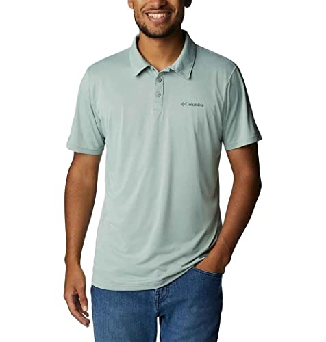 Image of Columbia Men's Solid Regular Fit Hike Polo
