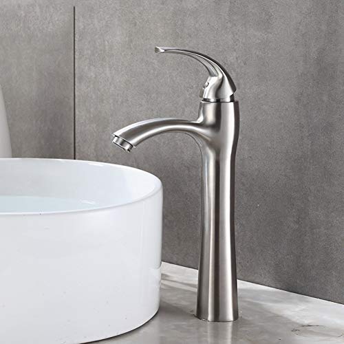 Grifo monomando LWX de acero inoxidable antióxido para solucionar fugas en encimeras de baño 6