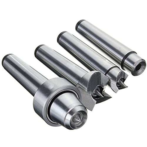 ZTBH Power tool accessories Live Center Spur Drive, Center With Wooden Case For Metalworking, Wood Lathe Turning Tools Tool Set