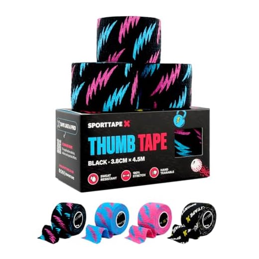 SPORTTAPE Weightlifting Thumb Tape Rolls