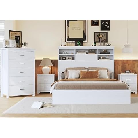 Merax 4-Piece Queen Bedroom Set Cover