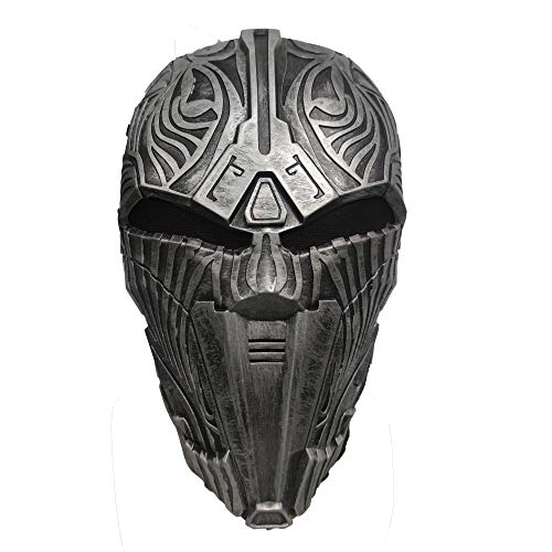 ZMJ Sith Acolyte hjälm The Old Revan mask latex cosplay tillbehör rekvisita halloween – svart – en storlek