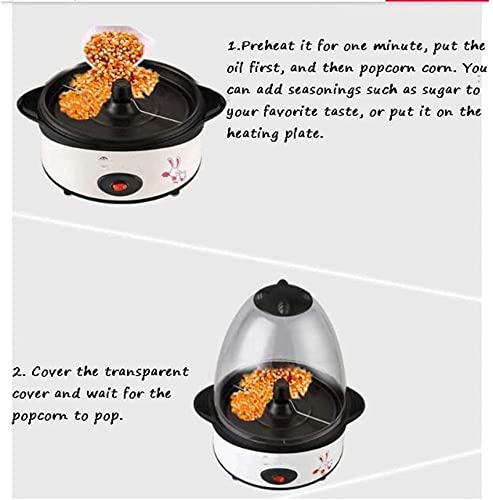 FWEOOFN Elektrischer Mais-Popcorn-Hersteller Automatische Mini-Heißluft-Popcorn-Herstellungsmaschine für den Haushalt… – Bild 3