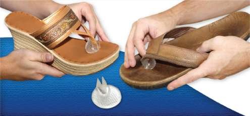 Silipos Sandal Flip-Flop Gel Toe Guards Cushions Thong Protectors (1121) -Pair-