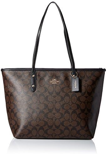 Coach Women's Signature City Zip Tote