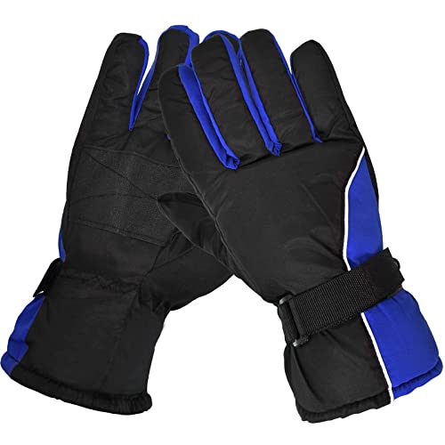 Luxvara Guantes de Invierno Impermeables para Hombres y Mujeres,Guantes Esqui Termicos Impermeables,Gants de Ski para Esquí, Snowboard, Patinaje sobre Hielo,Moto y Senderismo