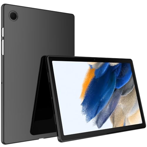 BREPRIO Case for Samsung Galaxy Tab A8 10.5 Inch 2022 SM-X200 X205 X207, [Lightweight + Protective] Shockproof Soft Ultra Slim Cover, Black