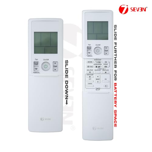 Image of 7SEVEN Compatible with Daikin AC Remote Original ARC479A21 Model 169a 1 1.5 2 Ton Split and Window Air Conditioner - Match Exactly with Existing Daikin Split ac Remote Control