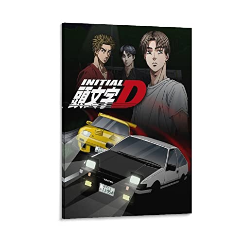 頭文字 D ポスター 3 キャンバスアートポスターとウォールアートピクチャープリントモダンファミリーベッドルーム装飾ポスターフレームスタイル24x36インチ(60x90cm) 頭文字 D ポスター 3 キャンバスアートポスターとウォールアートピクチャープリントモダンファミリーベッドルーム装飾ポスターフレームスタイル24x36インチ(60x90cm)