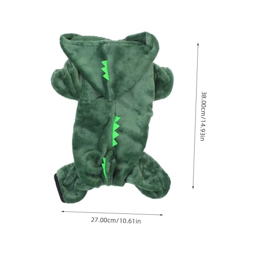 Disfraz de dinosaurio para perros Kisangel talla XL miniatura 2