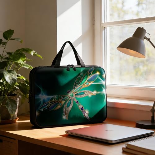 Funda resistente para portátil 15.6 pulgadas Emerald Dragonfly miniatura 6