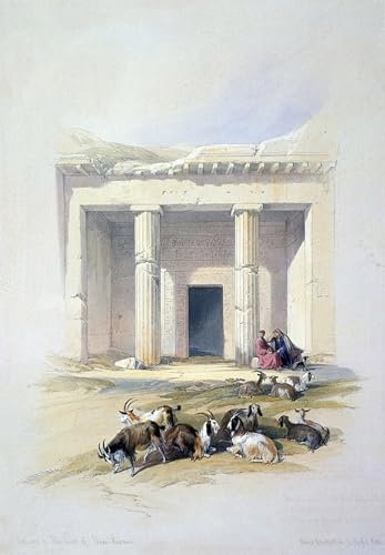 Tableau Beni Hassan David Roberts 60x90cm : la solution idéale pour habiller un grand mur vide